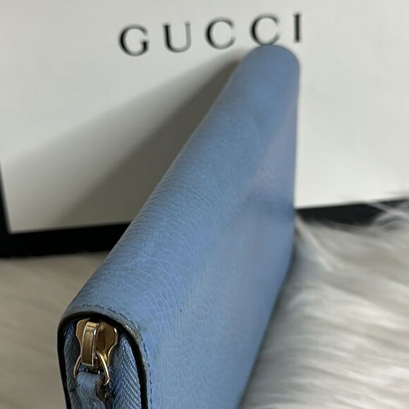 💯Authentic Gucci Zipped Around Long Wallet🍀 - Picture 10 of 15